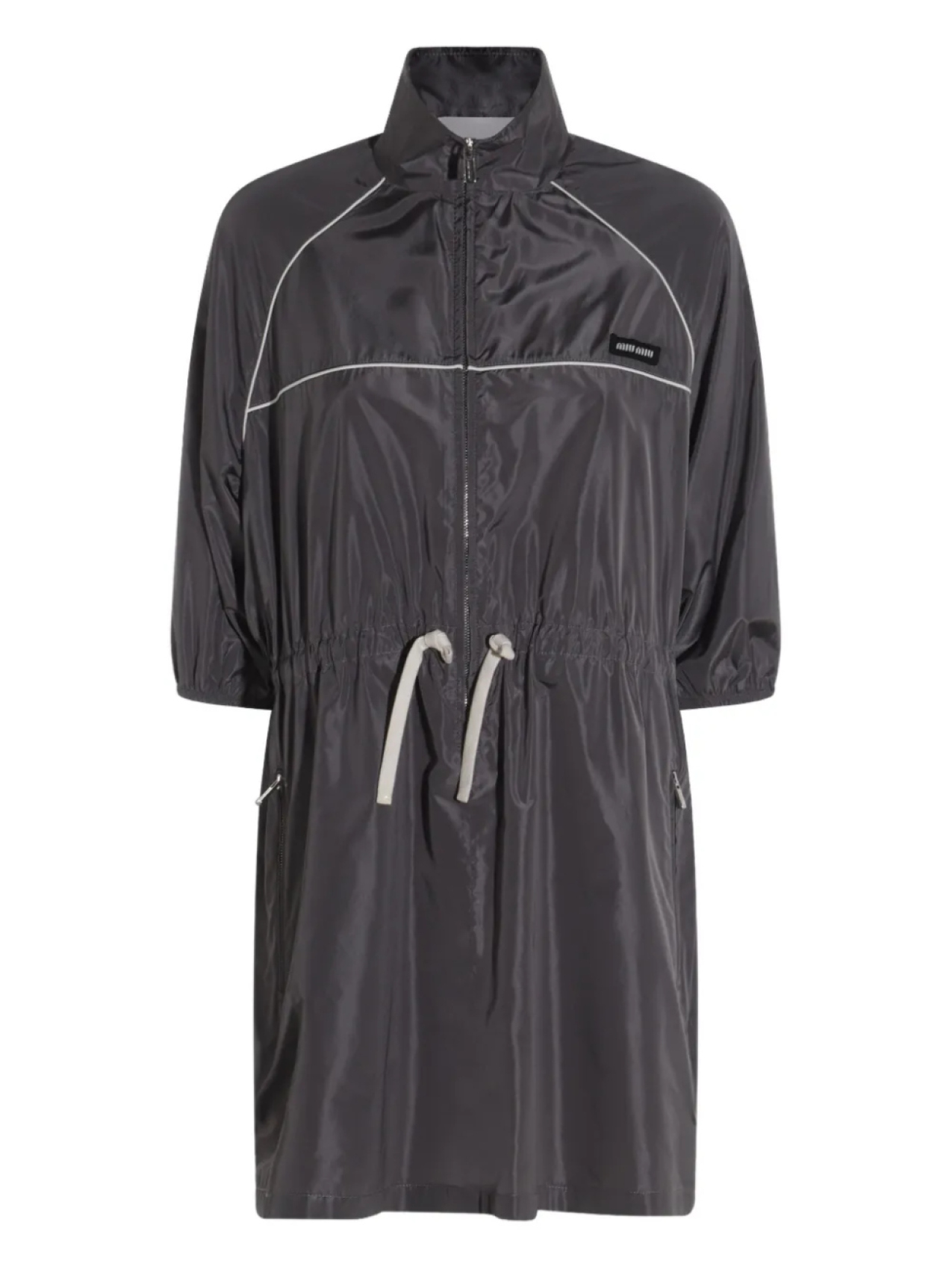 Miu Miu платье с кулиской, серый
Miu Miu платье с кулиской, серый