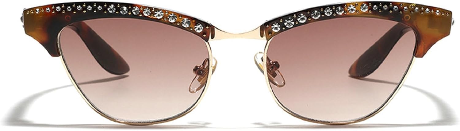 Солнцезащитные очки «кошачий глаз» в маленькой оправе для женщин, винтажные, с металлическим покрытием и стразами, милые солнцезащитные очки с бриллиантами mincl, Leopard
Солнцезащитные очки «кошачий глаз» в маленькой оправе для женщин, винтажные, с металлическим покрытием и стразами, милые солнцезащитные очки с бриллиантами mincl, Leopard