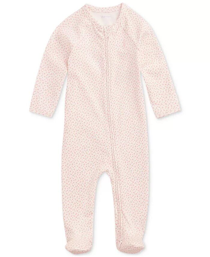 Детский хлопковый комбинезон с цветочным принтом Polo Ralph Lauren, белый
Детский хлопковый комбинезон с цветочным принтом Polo Ralph Lauren, белый