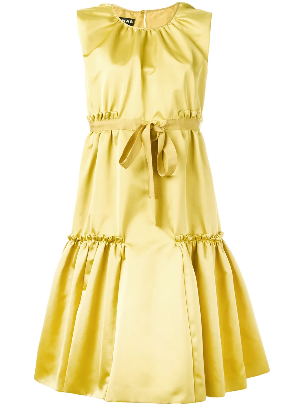Расклешенное платье с завязками на бант Rochas, желтый
Расклешенное платье с завязками на бант Rochas, желтый