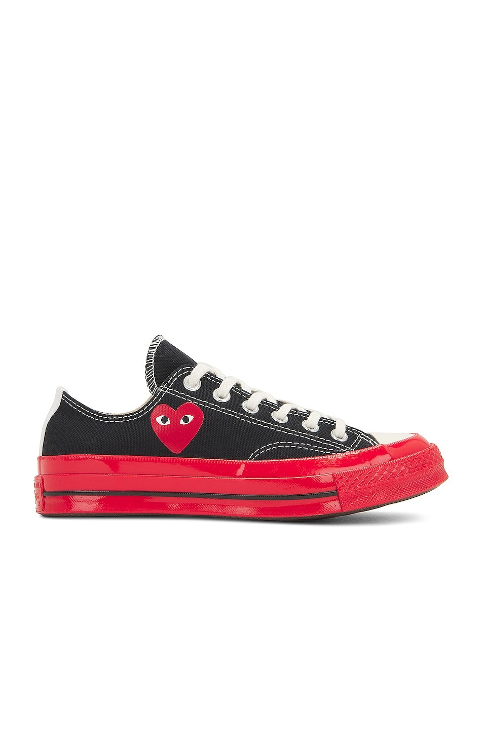 Низкие кеды Converse с красной подошвой Comme Des Garcons Play, черный
Низкие кеды Converse с красной подошвой Comme Des Garcons Play, черный