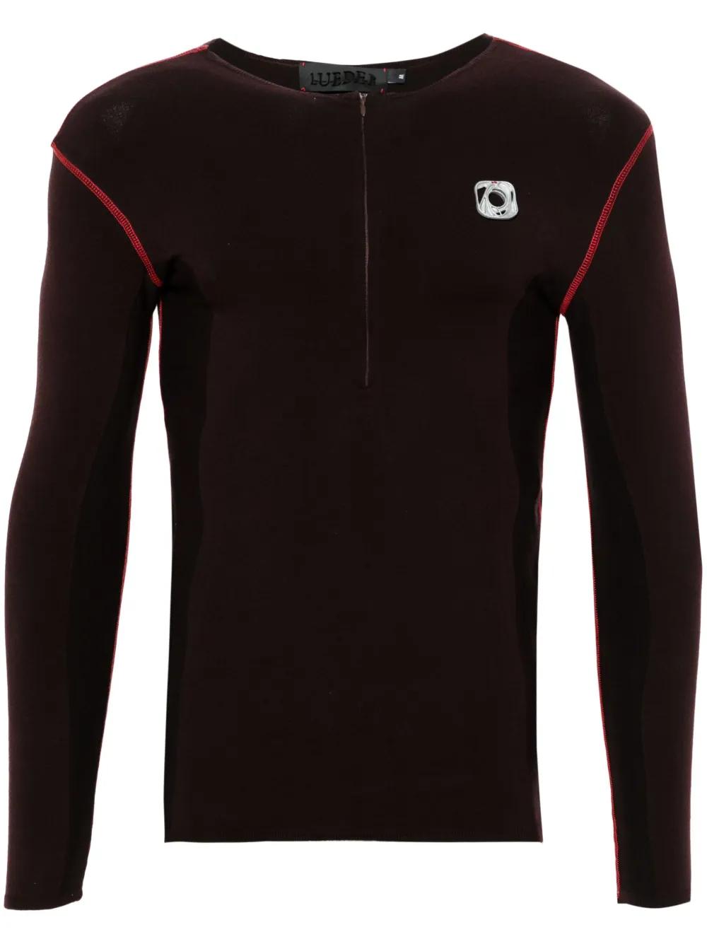 Джемпер с воротником на молнии из коллаборации с Skin Series LUEDER, коричневый
Джемпер с воротником на молнии из коллаборации с Skin Series LUEDER, коричневый