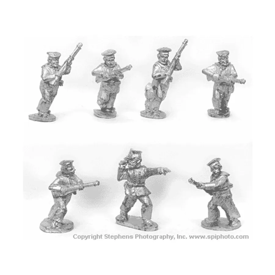 Испанские моряки с командованием, Colonialism - Spanish American War - Spain (25mm)
Испанские моряки с командованием, Colonialism - Spanish American War - Spain (25mm)