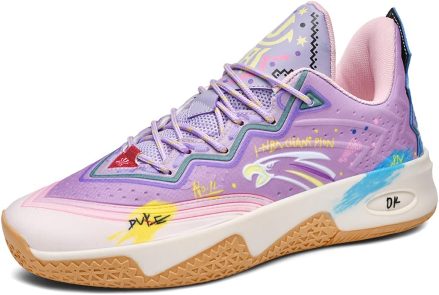 Мужские дышащие баскетбольные кроссовки на шнуровке Netehadi, фиолетовый
Мужские дышащие баскетбольные кроссовки на шнуровке Netehadi, фиолетовый