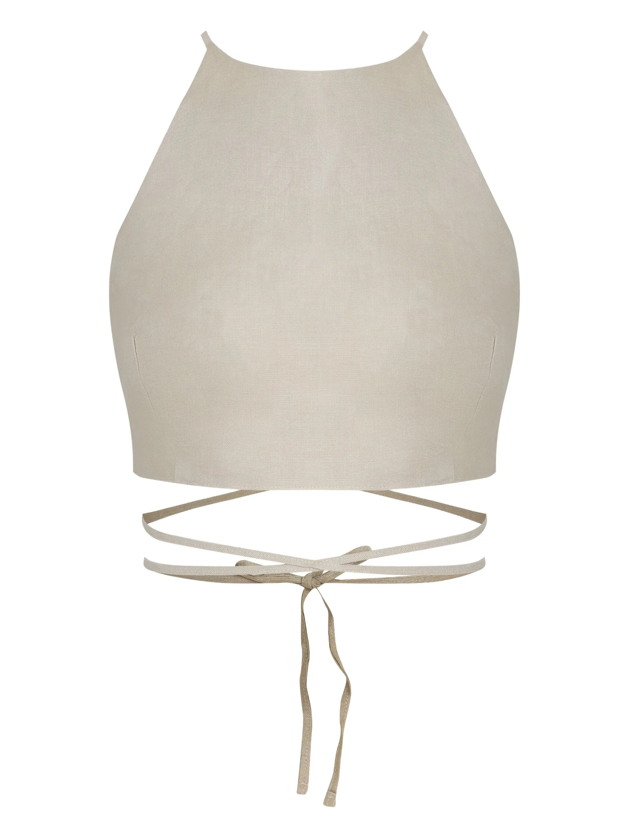 Укороченный топ без рукавов Osklen, бежевый
Укороченный топ без рукавов Osklen, бежевый