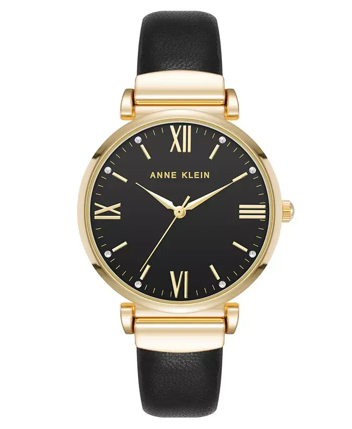 Женские часы Quartz с черным кожаным ремешком, 36 мм Anne Klein
Женские часы Quartz с черным кожаным ремешком, 36 мм Anne Klein