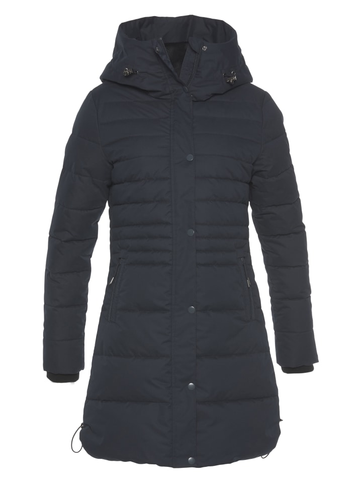 Зимнее пальто темно-синего цвета Polarino
Зимнее пальто темно-синего цвета Polarino