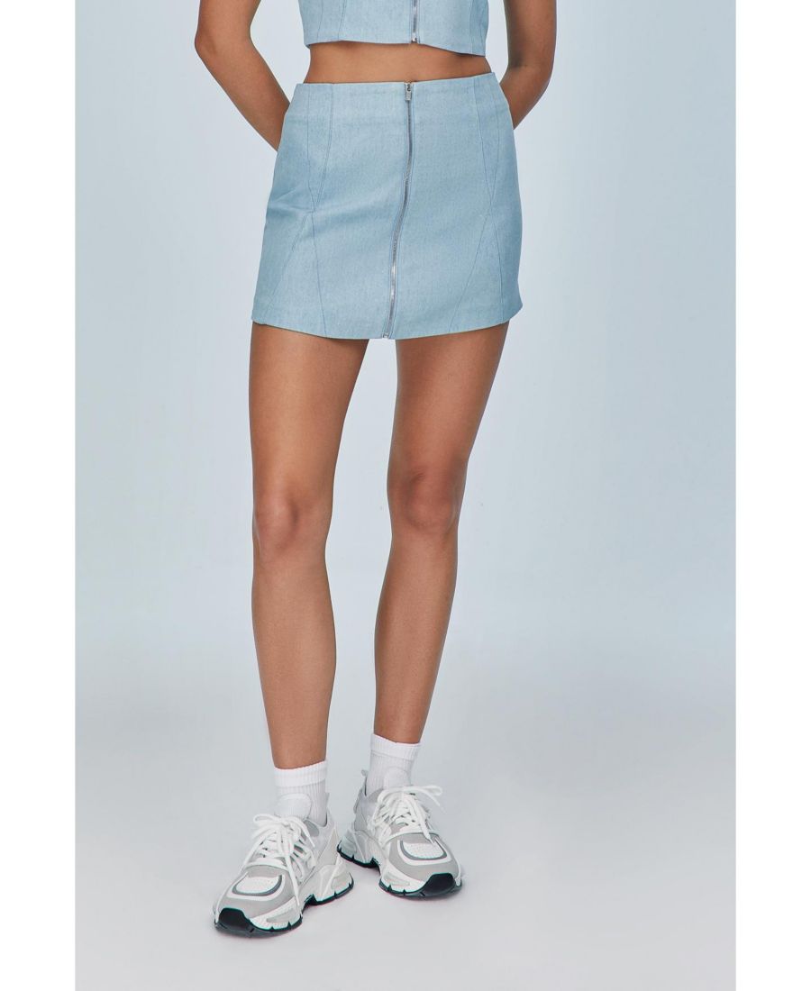 Женская джинсовая мини-юбка Marvel - светлый оттенок Jendue, Iced blue
Женская джинсовая мини-юбка Marvel - светлый оттенок Jendue, Iced blue