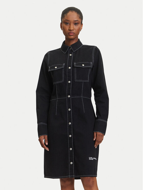 Джинсовое платье regular fit A3W13015 Karl Lagerfeld Jeans, синий
Джинсовое платье regular fit A3W13015 Karl Lagerfeld Jeans, синий