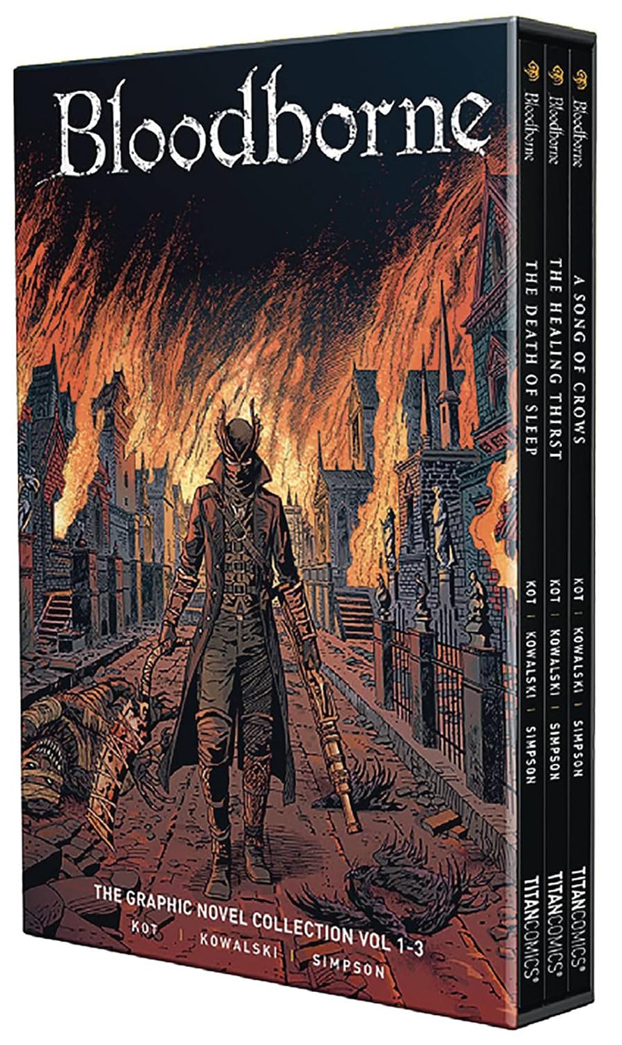 Bloodborne: 1-3 Slipcase Set (Graphic Novel) (Titan Comics)
Bloodborne: 1-3 Slipcase Set (Graphic Novel) (Titan Comics)