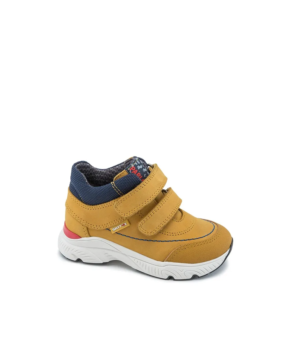 Детские кожаные ботинки на липучках Pablosky, горчичный
Детские кожаные ботинки на липучках Pablosky, горчичный