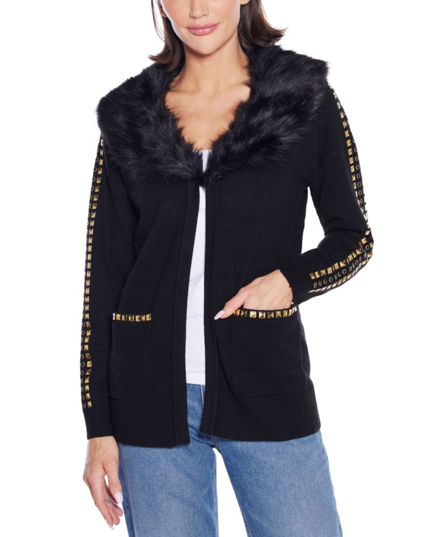 Женский кардиган Black Label с декорированным воротником Belldini, Black
Женский кардиган Black Label с декорированным воротником Belldini, Black