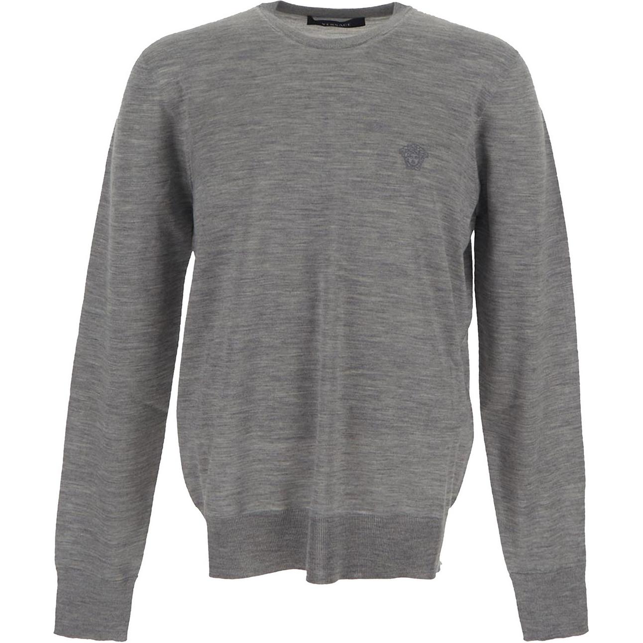 VERSACE Logo Embroidered Crewneck Knitted Jumper, Красный, VERSACE Logo Embroidered Crewneck Knitted Jumper
VERSACE Logo Embroidered Crewneck Knitted Jumper, Красный, VERSACE Logo Embroidered Crewneck Knitted Jumper