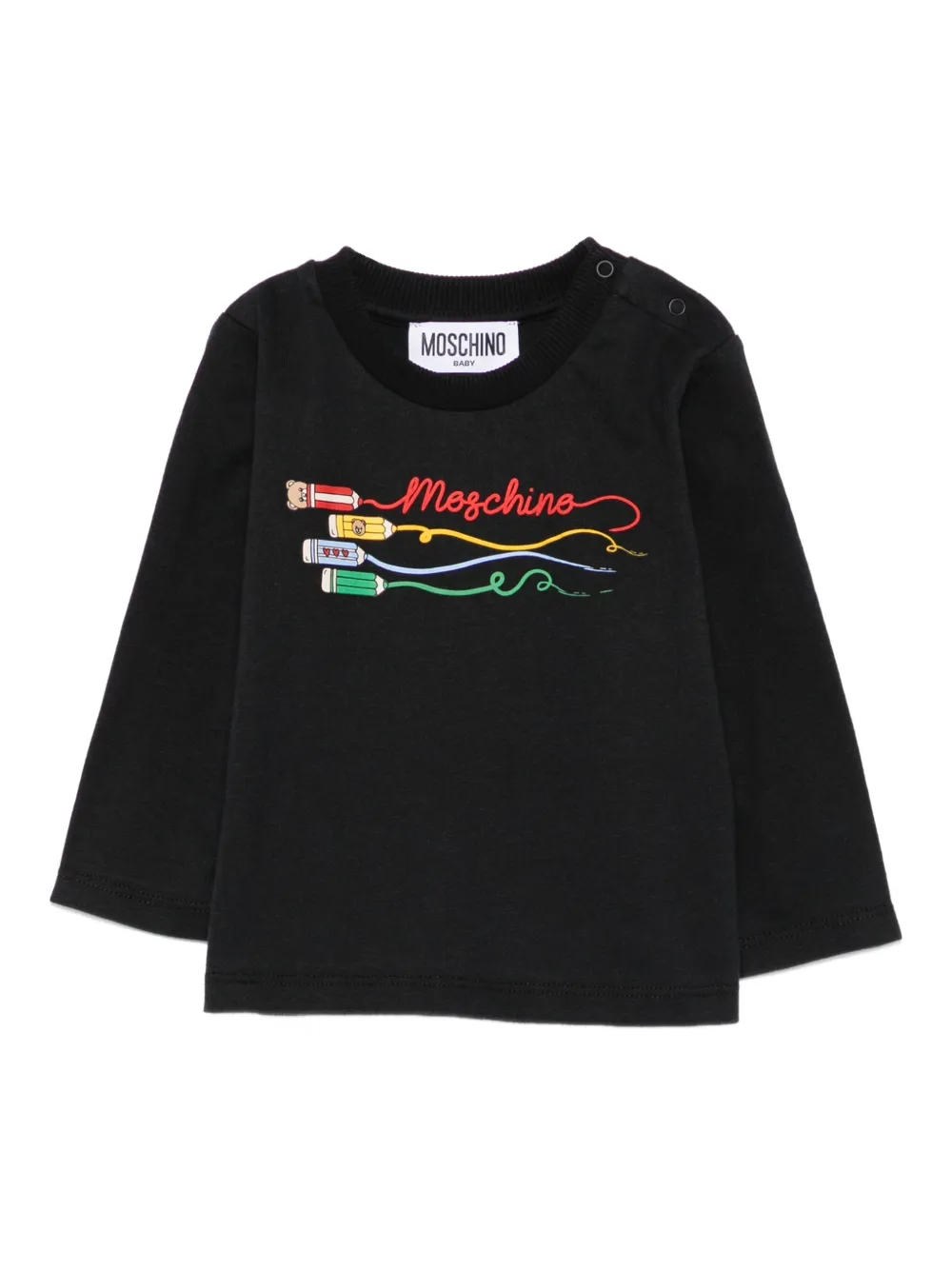 Топ с длинными рукавами и принтом Moschino Kids, синий
Топ с длинными рукавами и принтом Moschino Kids, синий