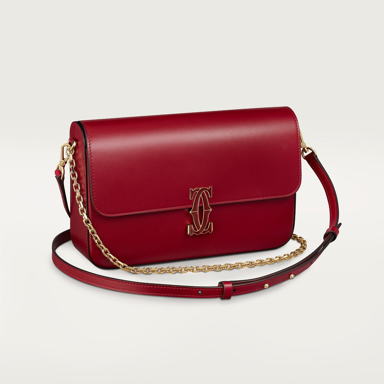 Женская сумка через плечо Cartier Sac chaine petit modèle, C de Cartier, вишнево-красная телячья кожа
Женская сумка через плечо Cartier Sac chaine petit modèle, C de Cartier, вишнево-красная телячья кожа