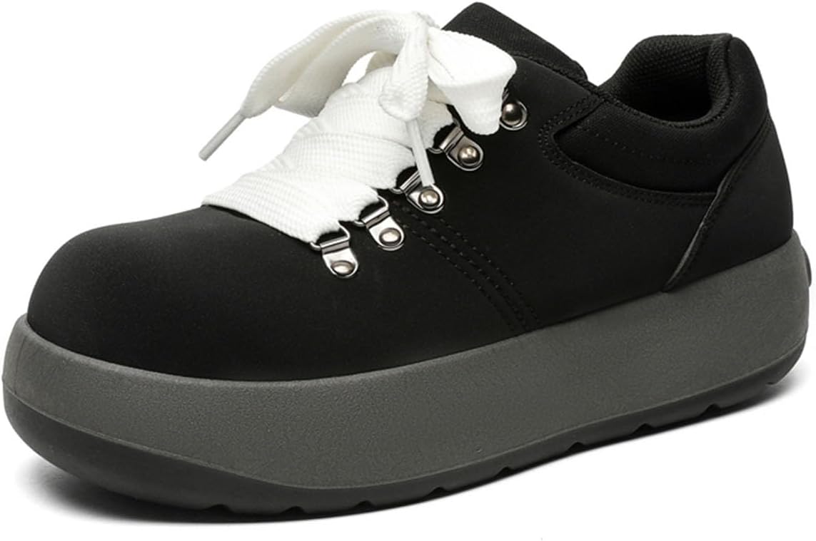 Мужские платформенные кроссовки Легкие Комфортные Шнуровка Скейт обувь Пухлые Модные повседневные туфли Zhoupulp, черный
Мужские платформенные кроссовки Легкие Комфортные Шнуровка Скейт обувь Пухлые Модные повседневные туфли Zhoupulp, черный