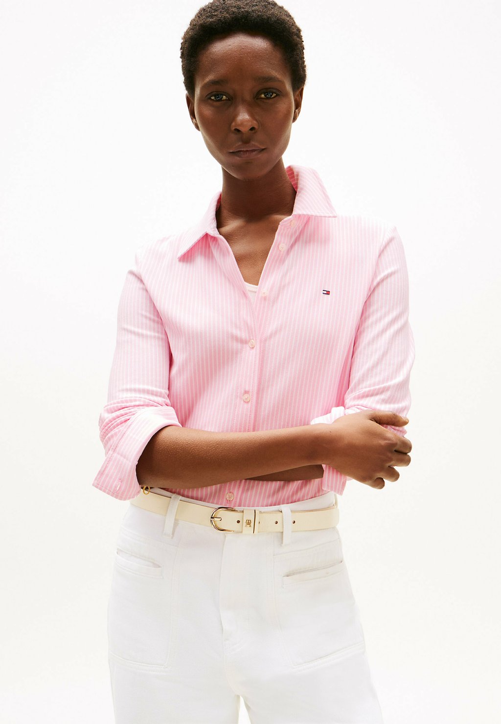 Блузка на пуговицах SLIM FIT Tommy Hilfiger, розовый
Блузка на пуговицах SLIM FIT Tommy Hilfiger, розовый