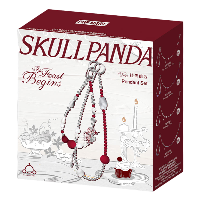 Кулон Pop Mart SKULLPANDA из серии «Начало пира», многофункциональный, в запечатанной коробке (1 слепой футляр)
Кулон Pop Mart SKULLPANDA из серии «Начало пира», многофункциональный, в запечатанной коробке (1 слепой футляр)