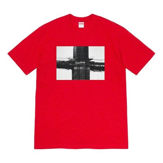 Футболка fw19 week 17 bridge tee graffiti printing short sleeve red Supreme, красный
Футболка fw19 week 17 bridge tee graffiti printing short sleeve red Supreme, красный