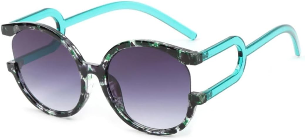 Большие круглые солнцезащитные очки для женщин и мужчин в стиле ретро с градиентным покрытием, защитой от УФ-излучения UV400 и красочным леопардовым принтом UATXTAU, Green Pattern Grey
Большие круглые солнцезащитные очки для женщин и мужчин в стиле ретро с градиентным покрытием, защитой от УФ-излучения UV400 и красочным леопардовым принтом UATXTAU, Green Pattern Grey