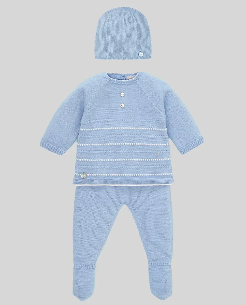 Комплект вязаной одежды для младенца, коллекция, подарок PAZ Rodríguez, светло-голубой
Комплект вязаной одежды для младенца, коллекция, подарок PAZ Rodríguez, светло-голубой