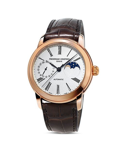 Классические часы с фазой луны, 42 мм Frederique Constant, цвет Brown
Классические часы с фазой луны, 42 мм Frederique Constant, цвет Brown