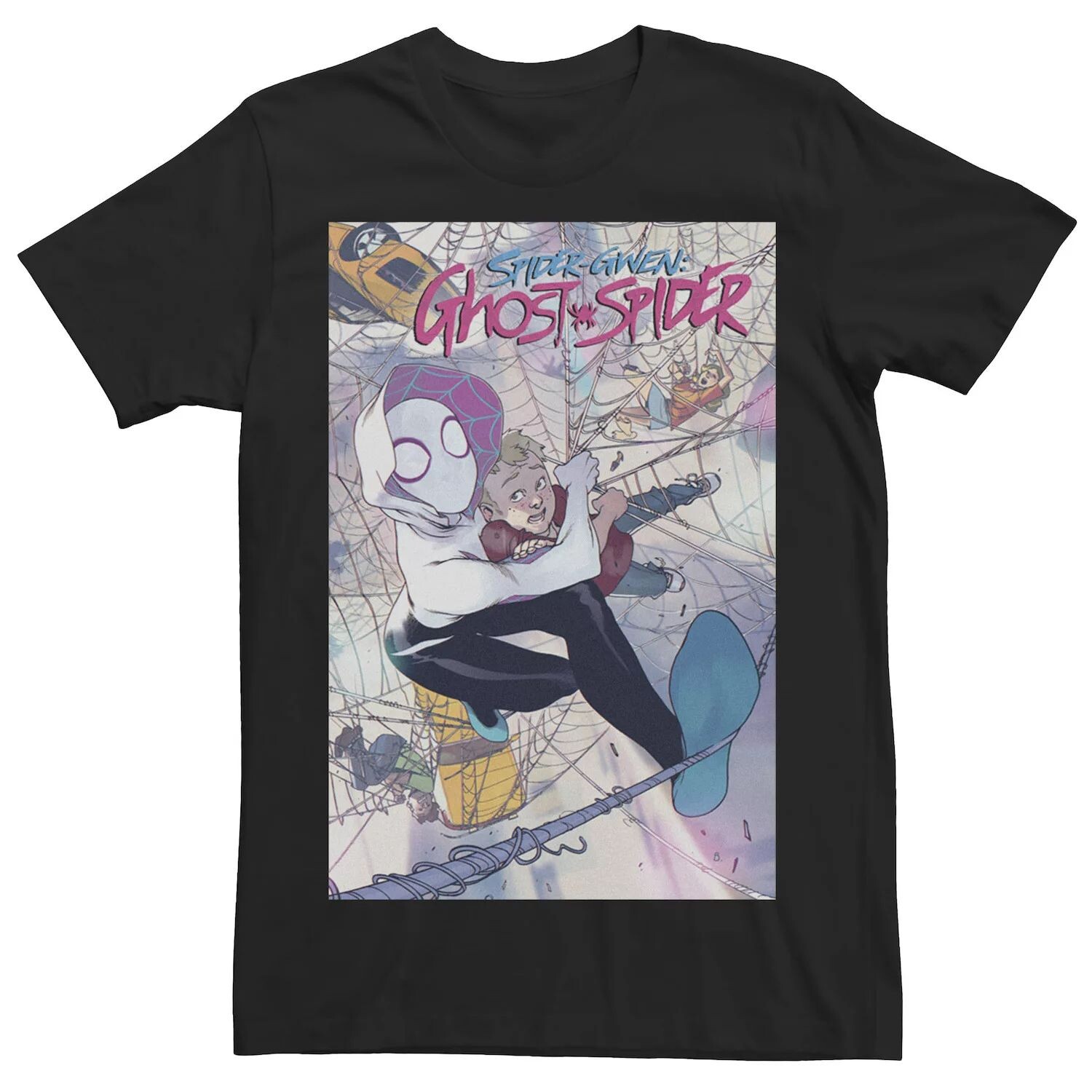 Мужская футболка Marvel Spider-Gwen New In Town с обложкой комиксов Licensed Character
Мужская футболка Marvel Spider-Gwen New In Town с обложкой комиксов Licensed Character