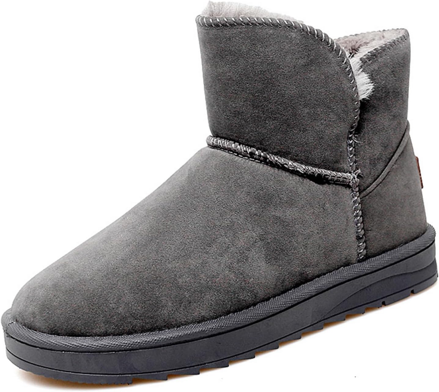 Мужские зимние ботинки с флисовой подкладкой: мягкая теплая подкладка, модель без застежек, противоскользящая подошва- идеально для повседневной носки в холодную погоду Khwfjas, серый
Мужские зимние ботинки с флисовой подкладкой: мягкая теплая подкладка, модель без застежек, противоскользящая подошва- идеально для повседневной носки в холодную погоду Khwfjas, серый