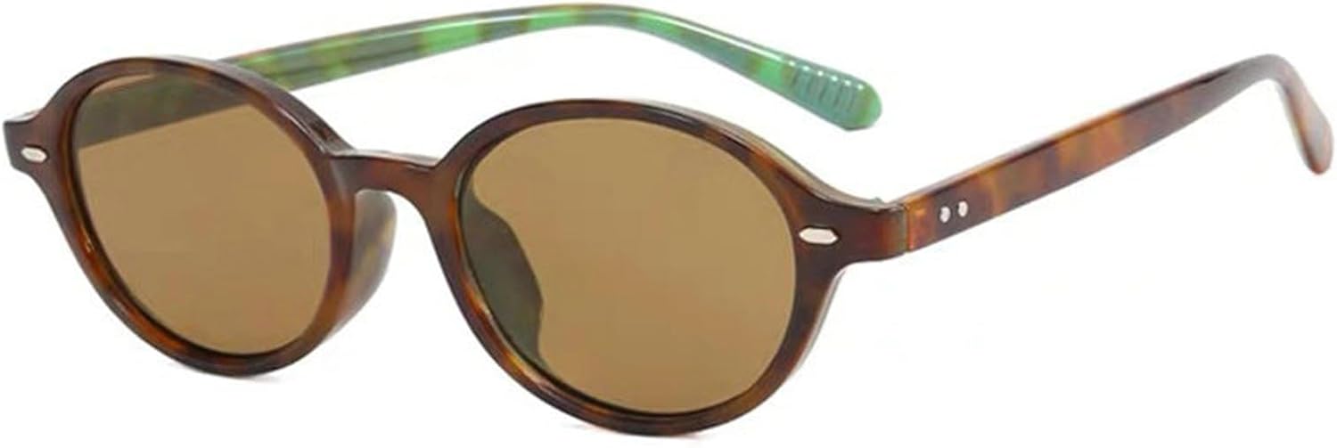 Willochra Модные ретро-солнцезащитные очки маленького овального размера для женщин и мужчин с заклепками. Модные очки в стиле панк. Солнцезащитные очки UV400 F27, Brown
Willochra Модные ретро-солнцезащитные очки маленького овального размера для женщин и мужчин с заклепками. Модные очки в стиле панк. Солнцезащитные очки UV400 F27, Brown