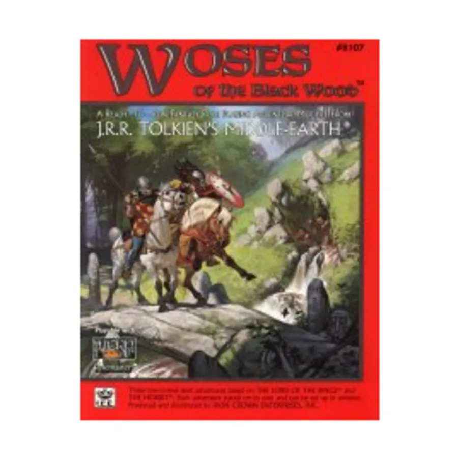 Модуль Woses of the Black Wood, Middle-Earth Role Playing (MERP) (1st Edition) - Adventure Books
Модуль Woses of the Black Wood, Middle-Earth Role Playing (MERP) (1st Edition) - Adventure Books