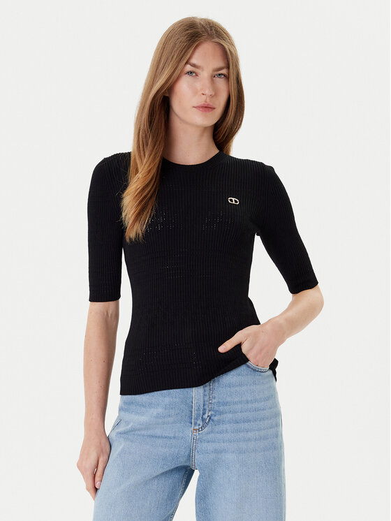 Свитер regular fit 252TP3240 Twinset, чёрный
Свитер regular fit 252TP3240 Twinset, чёрный