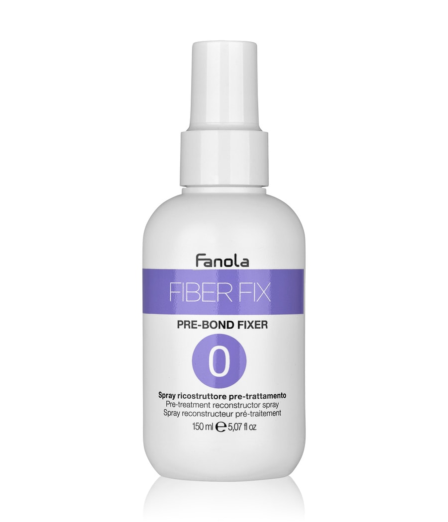 Лак для волос Fanola Fiber Fix Nr. 0 Pre-Bond Fixer, 150 ml
Лак для волос Fanola Fiber Fix Nr. 0 Pre-Bond Fixer, 150 ml