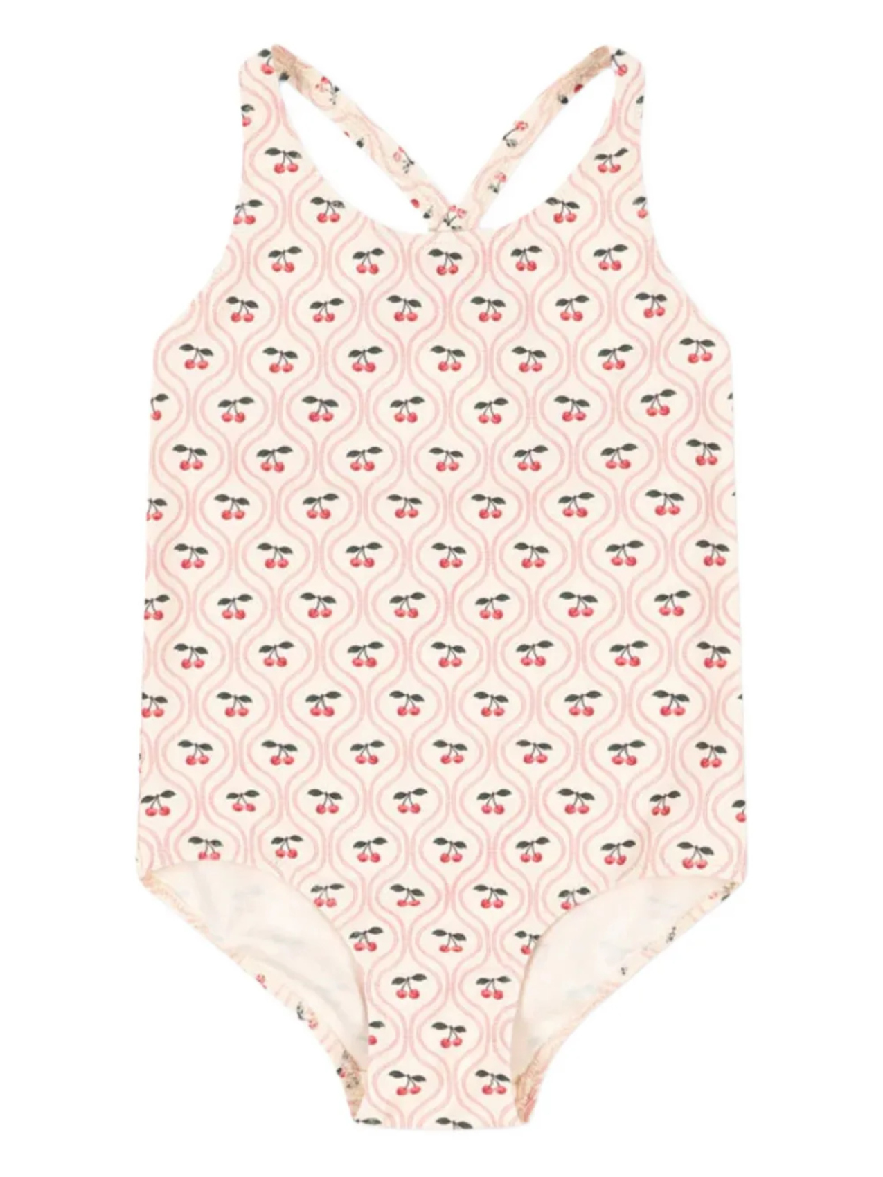 Купальник с принтом вишни Konges Sløjd, нейтральный
Купальник с принтом вишни Konges Sløjd, нейтральный