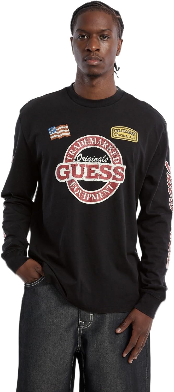 Футболка с длинным рукавом GUESS Originals Eco Racing, Jet Black Multi, Черный, Футболка с длинным рукавом GUESS Originals Eco Racing, Jet Black Multi
Футболка с длинным рукавом GUESS Originals Eco Racing, Jet Black Multi, Черный, Футболка с длинным рукавом GUESS Originals Eco Racing, Jet Black Multi