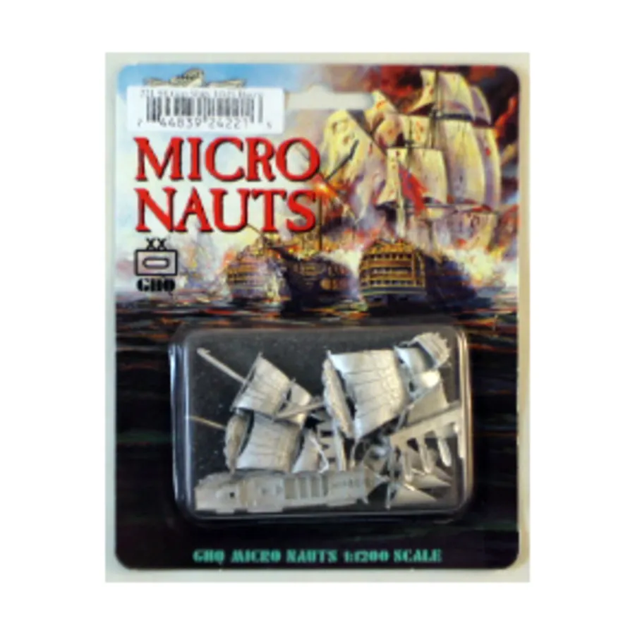 98-пушечный линейный корабль - HMS Boyne, Micronauts - Napoleonic Era Sailing Ships - Battle Sail Sets (1:1200) 
98-пушечный линейный корабль - HMS Boyne, Micronauts - Napoleonic Era Sailing Ships - Battle Sail Sets (1:1200)