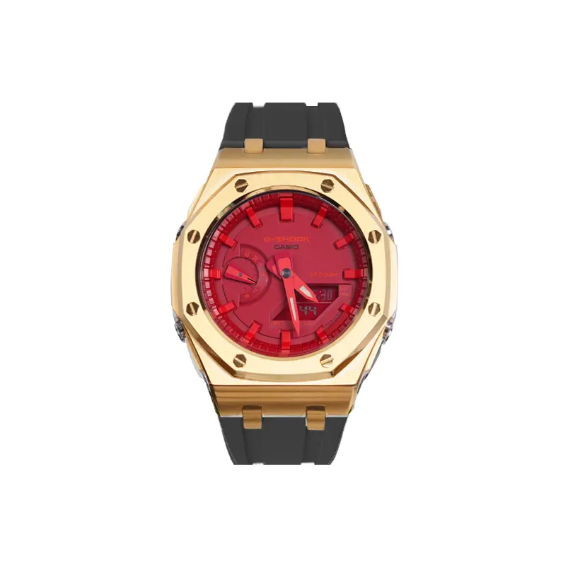 CASIO Часы Unisex 44mm Red Watch, Offshore Gold Case Black Strap
CASIO Часы Unisex 44mm Red Watch, Offshore Gold Case Black Strap