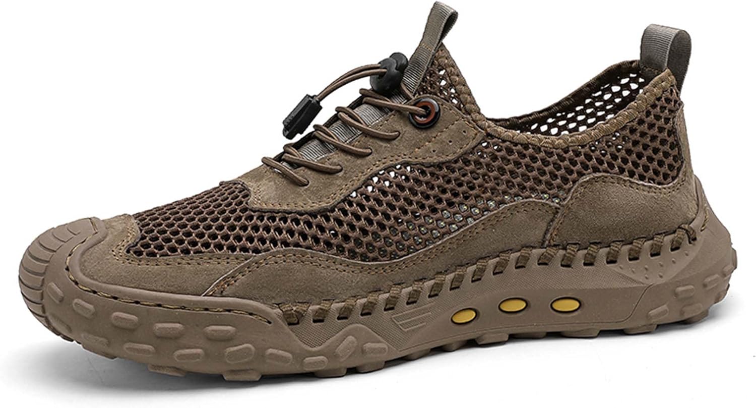 Мужские походные кроссовки летние сетчатые дышащие для бездорожья, кемпинга, бега, уличные, противоскользящие, удобные, повседневные Generic, хаки
Мужские походные кроссовки летние сетчатые дышащие для бездорожья, кемпинга, бега, уличные, противоскользящие, удобные, повседневные Generic, хаки