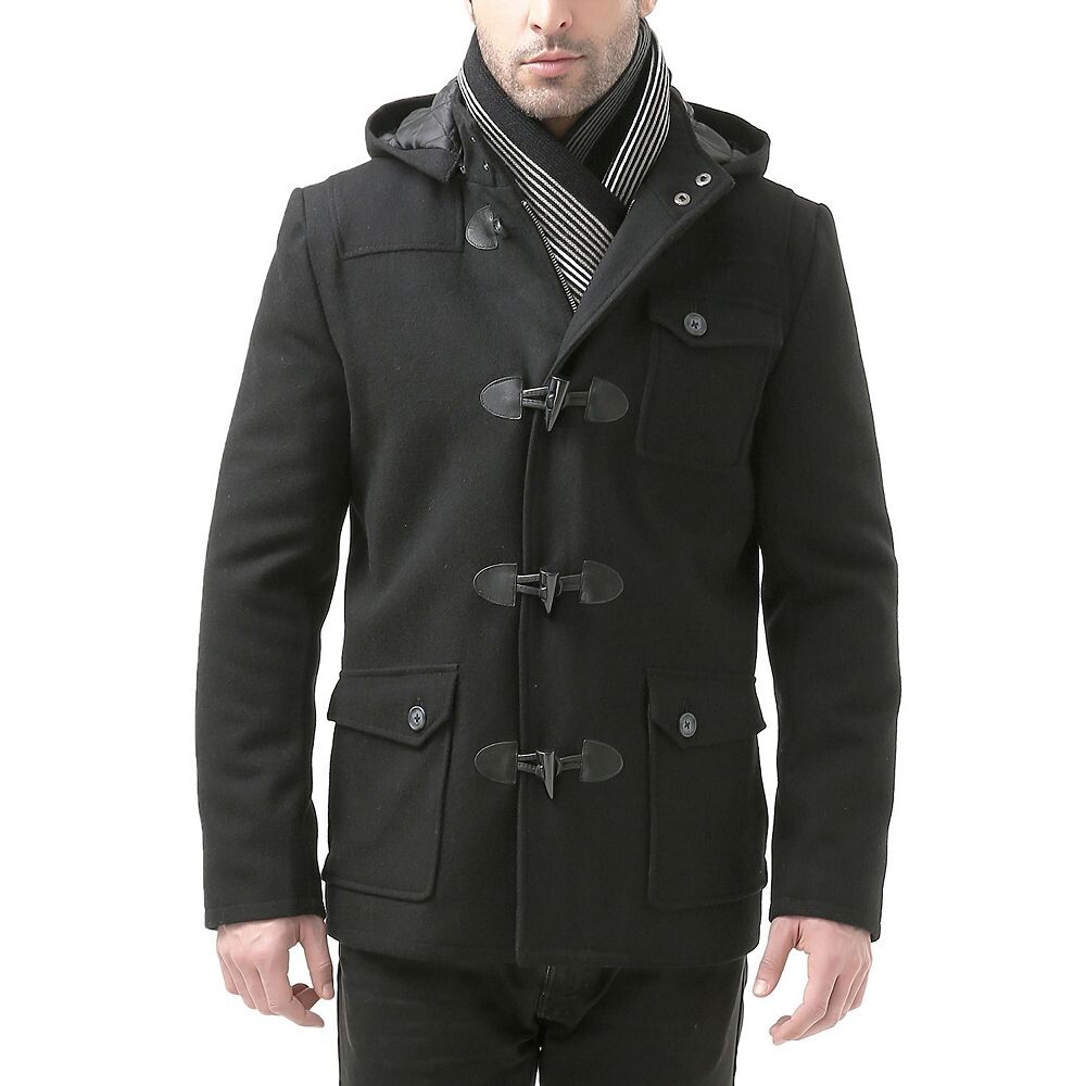 Мужское короткое пальто из смесовой шерсти Bgsd Nathan BGSD, черный
Мужское короткое пальто из смесовой шерсти Bgsd Nathan BGSD, черный