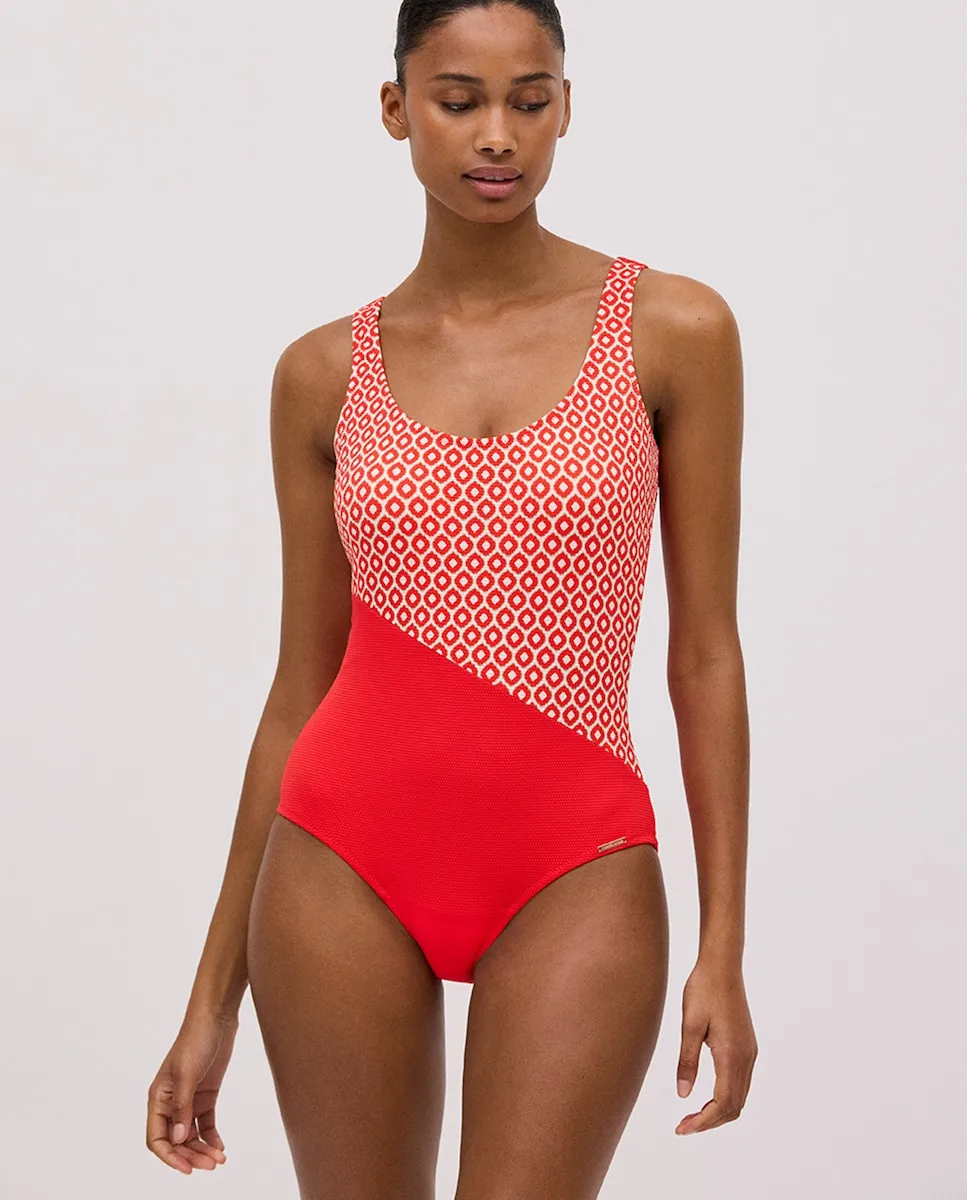 Утягивающий купальник с принтом и подкладкой из ткани пике Ysabel Mora, мультиколор
Утягивающий купальник с принтом и подкладкой из ткани пике Ysabel Mora, мультиколор