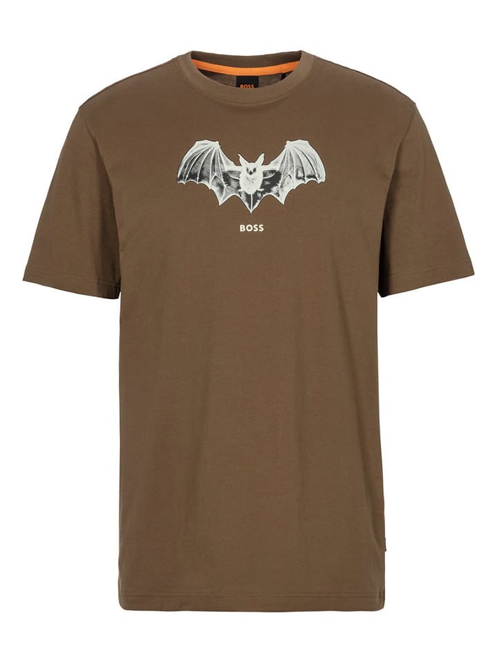 Футболка BOSS Orange, коричневый
Футболка BOSS Orange, коричневый