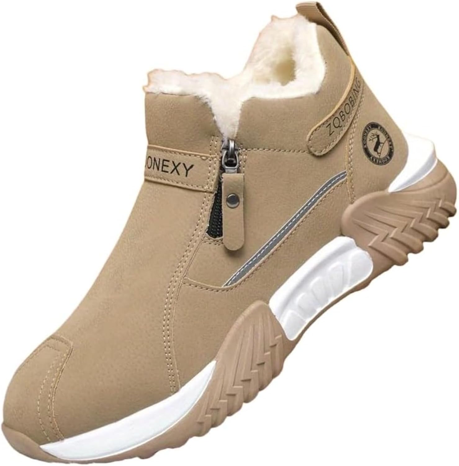 Мужские зимние теплые снежные ботинки, водонепроницаемые ботинки с меховой подкладкой, ботильоны на мягкой подошве для мужчин, обувь для прогулок на улице Zplmide, хаки
Мужские зимние теплые снежные ботинки, водонепроницаемые ботинки с меховой подкладкой, ботильоны на мягкой подошве для мужчин, обувь для прогулок на улице Zplmide, хаки