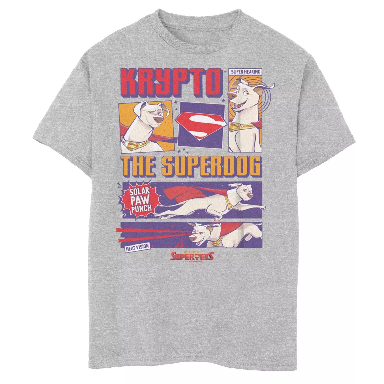 Футболка с графическими панелями DC Super Pets Krypto The Super Dog для мальчиков 8–20 лет DC Comics
Футболка с графическими панелями DC Super Pets Krypto The Super Dog для мальчиков 8–20 лет DC Comics