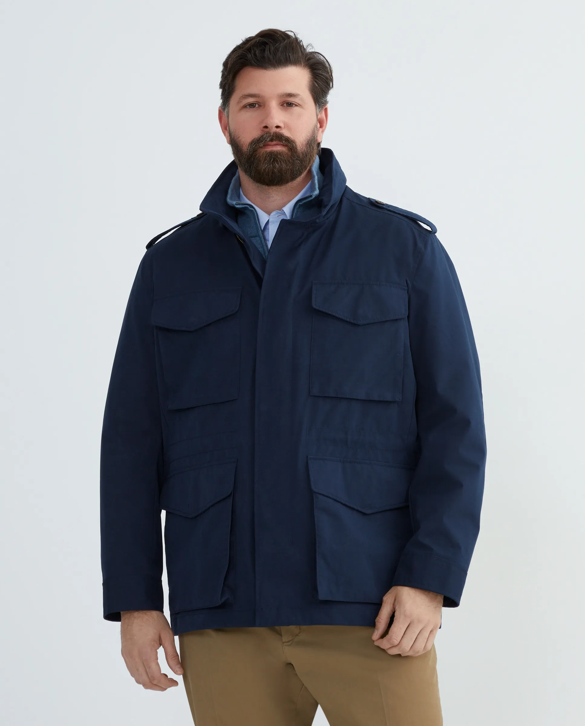 Мужская дышащая водоотталкивающая сахариана Emidio Tucci, темно-синий
Мужская дышащая водоотталкивающая сахариана Emidio Tucci, темно-синий