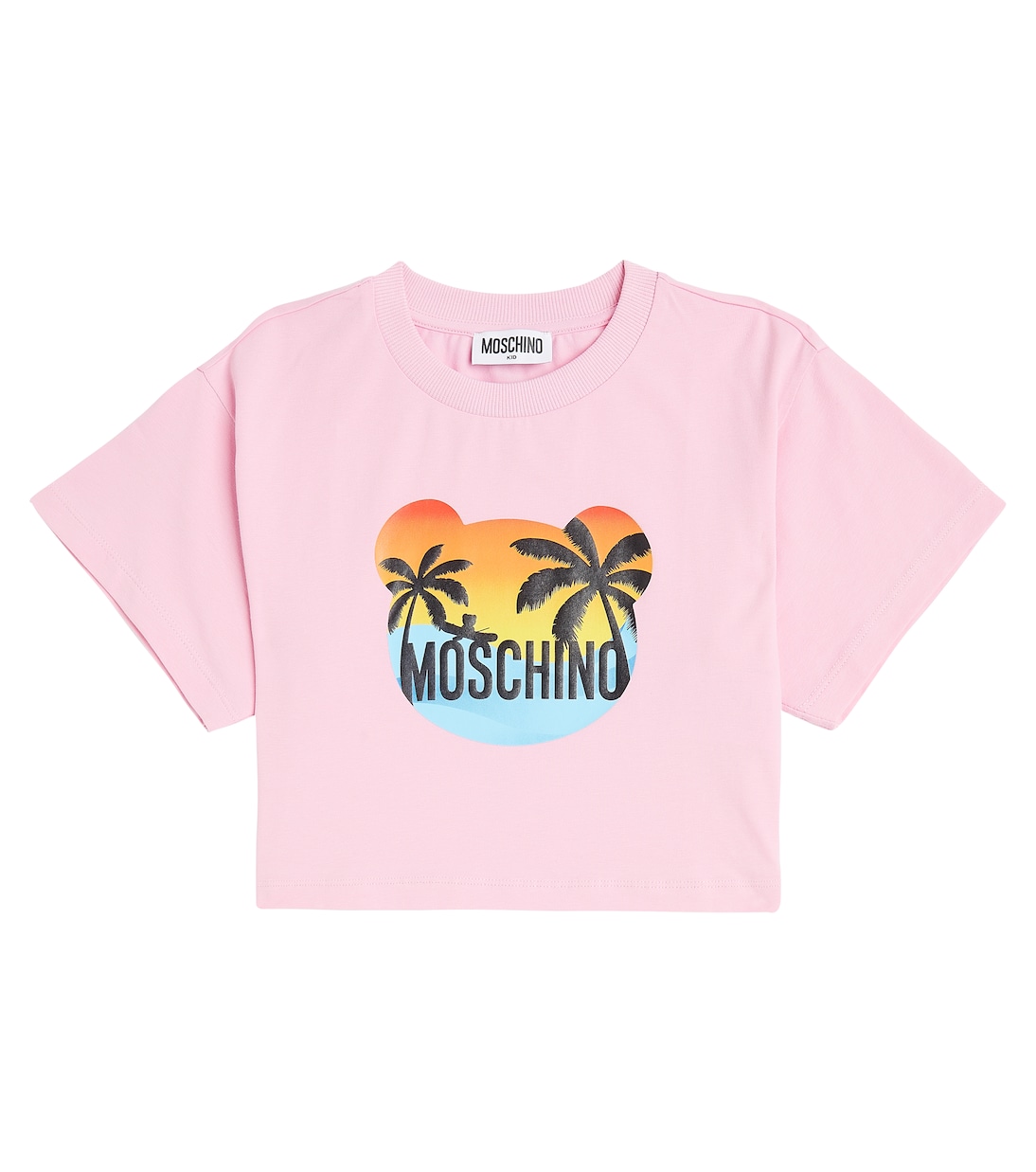 Футболка из хлопкового джерси с принтом Moschino Kids, Sweet Pink
Футболка из хлопкового джерси с принтом Moschino Kids, Sweet Pink