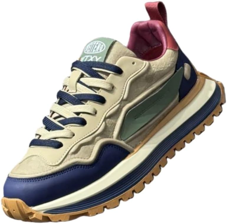 Мужские модные спортивные кроссовки на толстой подошве. Противоскользящая резиновая подошва. Амортизирующая внутренняя подкладка. Подходят для бега, активного отдыха, фитнеса и повседневного использования Fmshi, красный/хаки
Мужские модные спортивные кроссовки на толстой подошве. Противоскользящая резиновая подошва. Амортизирующая внутренняя подкладка. Подходят для бега, активного отдыха, фитнеса и повседневного использования Fmshi, красный/хаки