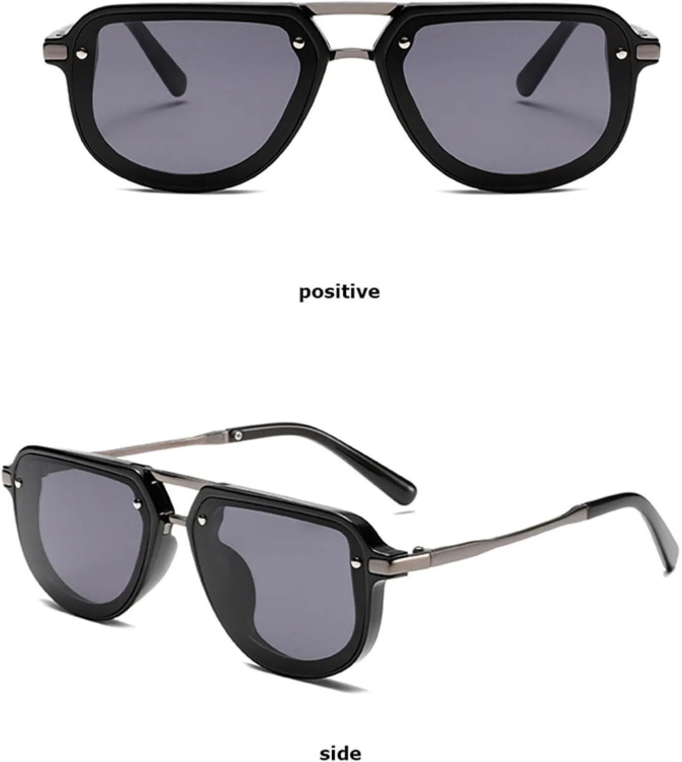 Женские солнцезащитные очки овальной формы с заклепками, сине-зеленые, с защитой от УФ-излучения UV400; мужские солнцезащитные очки в стиле панк DSVIGF, Black Grey
Женские солнцезащитные очки овальной формы с заклепками, сине-зеленые, с защитой от УФ-излучения UV400; мужские солнцезащитные очки в стиле панк DSVIGF, Black Grey