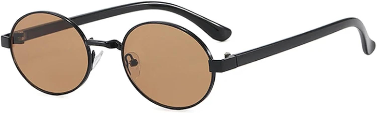 Винтажные маленькие металлические овальные женские солнцезащитные очки, модные прозрачные градиентные линзы, защита от УФ-излучения UV400, мужские солнцезащитные очки в стиле панк TKKTLLT, Black Tea
Винтажные маленькие металлические овальные женские солнцезащитные очки, модные прозрачные градиентные линзы, защита от УФ-излучения UV400, мужские солнцезащитные очки в стиле панк TKKTLLT, Black Tea