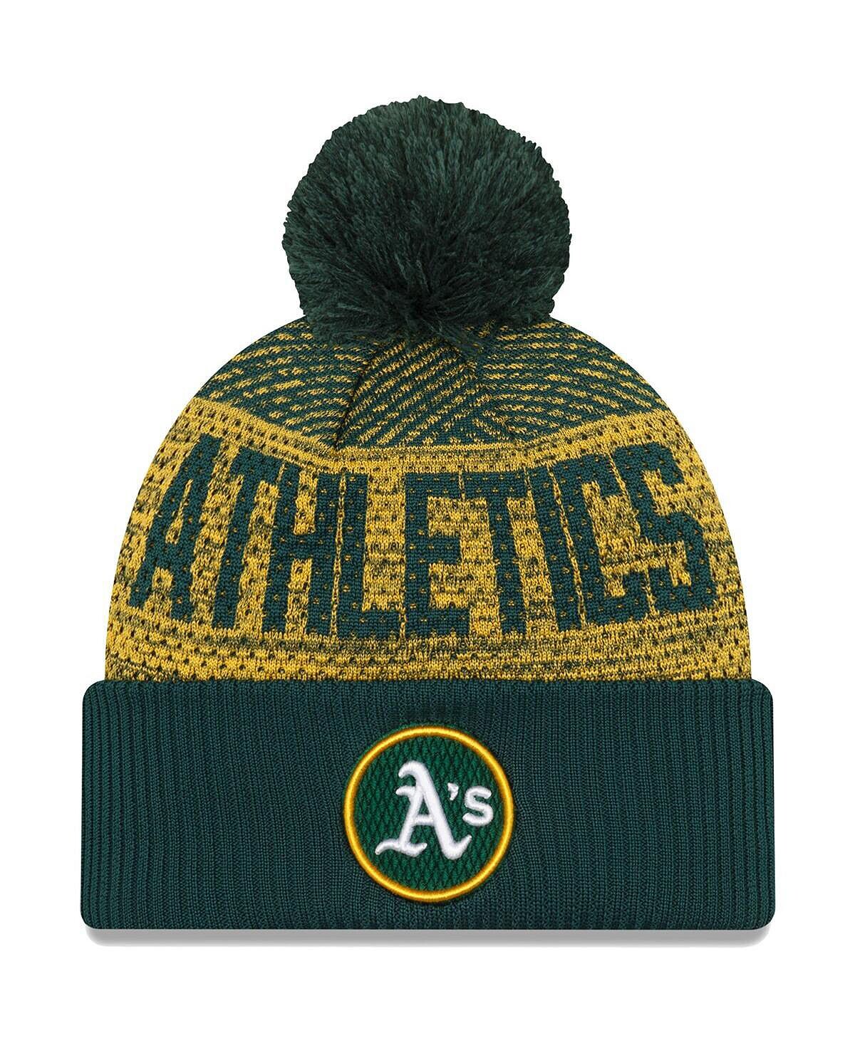 Мужская зеленая спортивная вязаная шапка с манжетами и помпоном Oakland Athletics Authentic Collection New Era
Мужская зеленая спортивная вязаная шапка с манжетами и помпоном Oakland Athletics Authentic Collection New Era