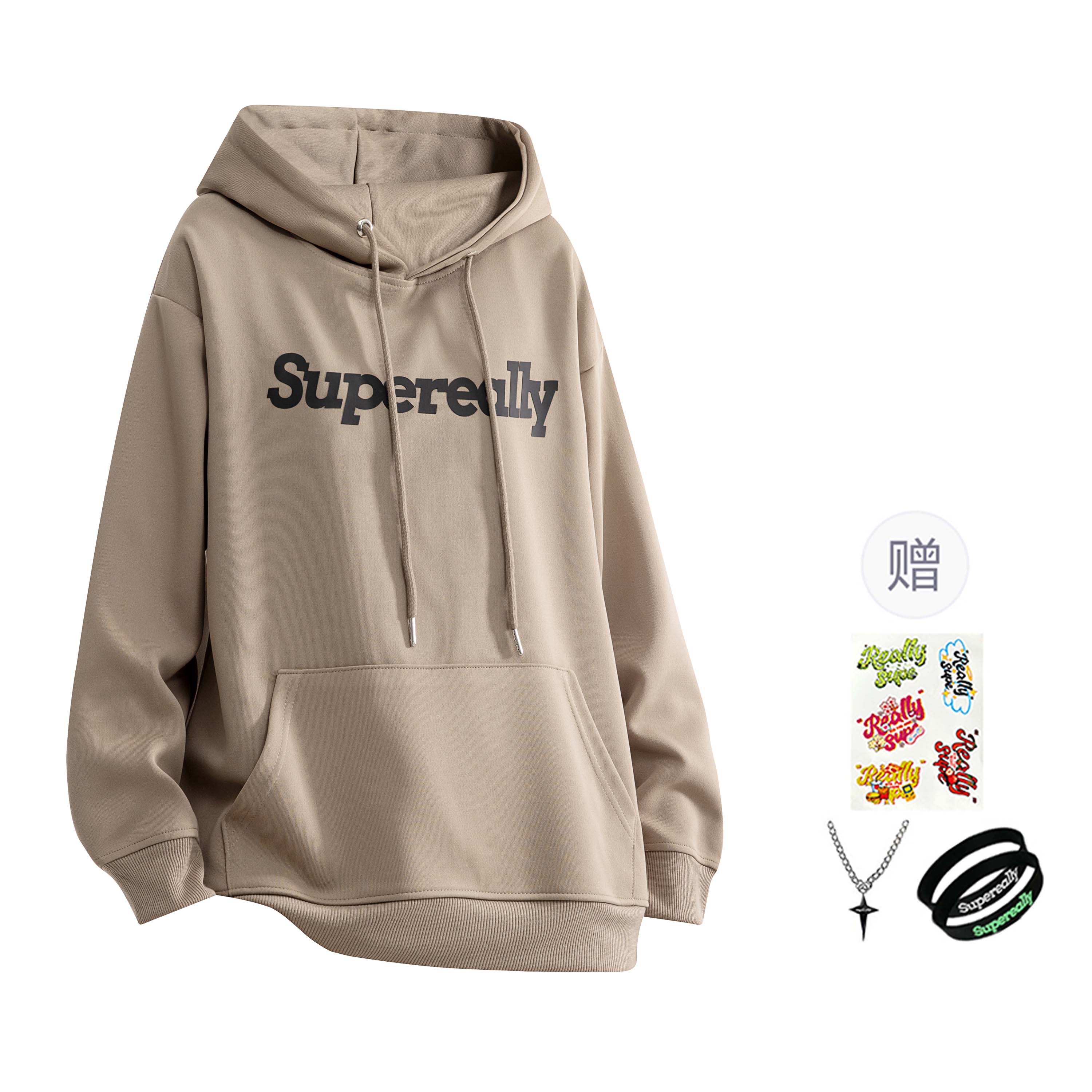 Унисекс свитшот SUPEREALLY, хаки
Унисекс свитшот SUPEREALLY, хаки