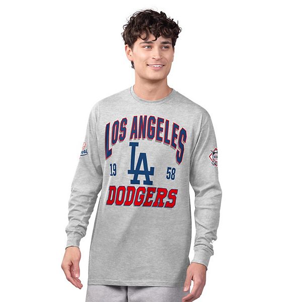 Мужской набор из двух футболок Los Angeles Dodgers: длинный рукав и короткий рукав, цвет heather gray/royal Starter
Мужской набор из двух футболок Los Angeles Dodgers: длинный рукав и короткий рукав, цвет heather gray/royal Starter